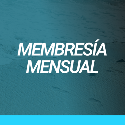 MEMBRESÍA MENSUAL SOCIOS
